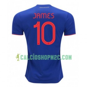 Colombia James Rodriguez 10 Maglia Trasferta Copa América 2019 Manica Corta